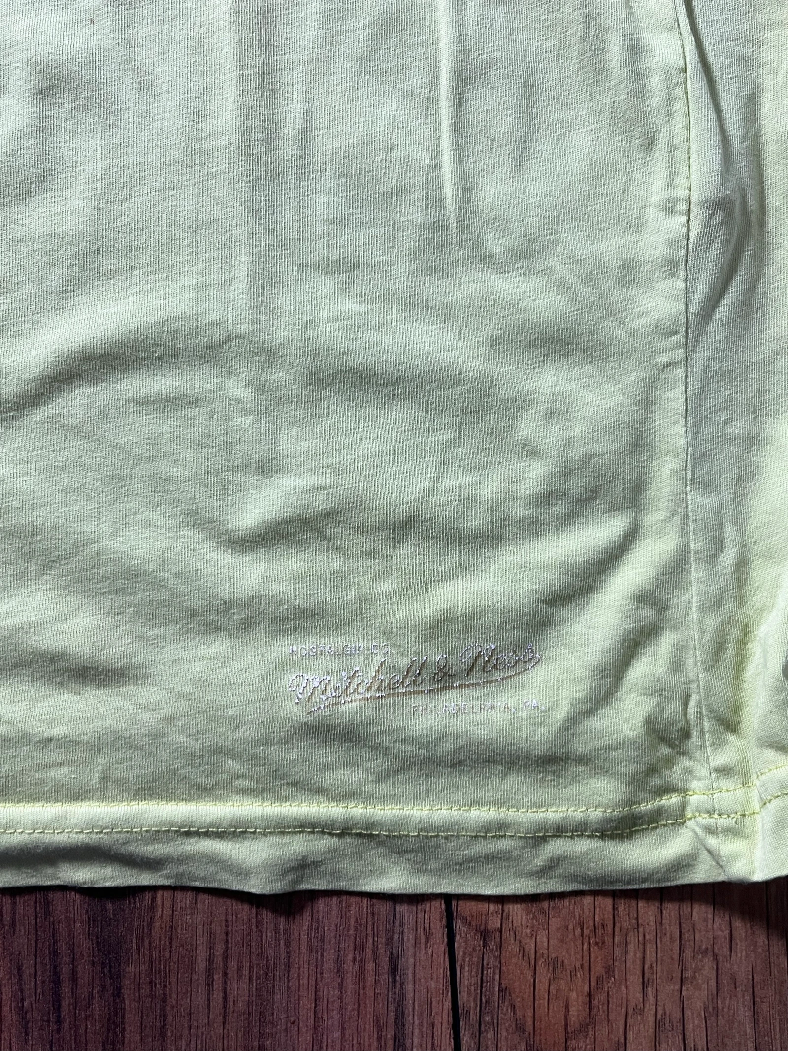 T-shirt Mitchell & Ness geborduurd logo NBA ronde hals - Lakers - maat L - zeer goede staat – photo 6